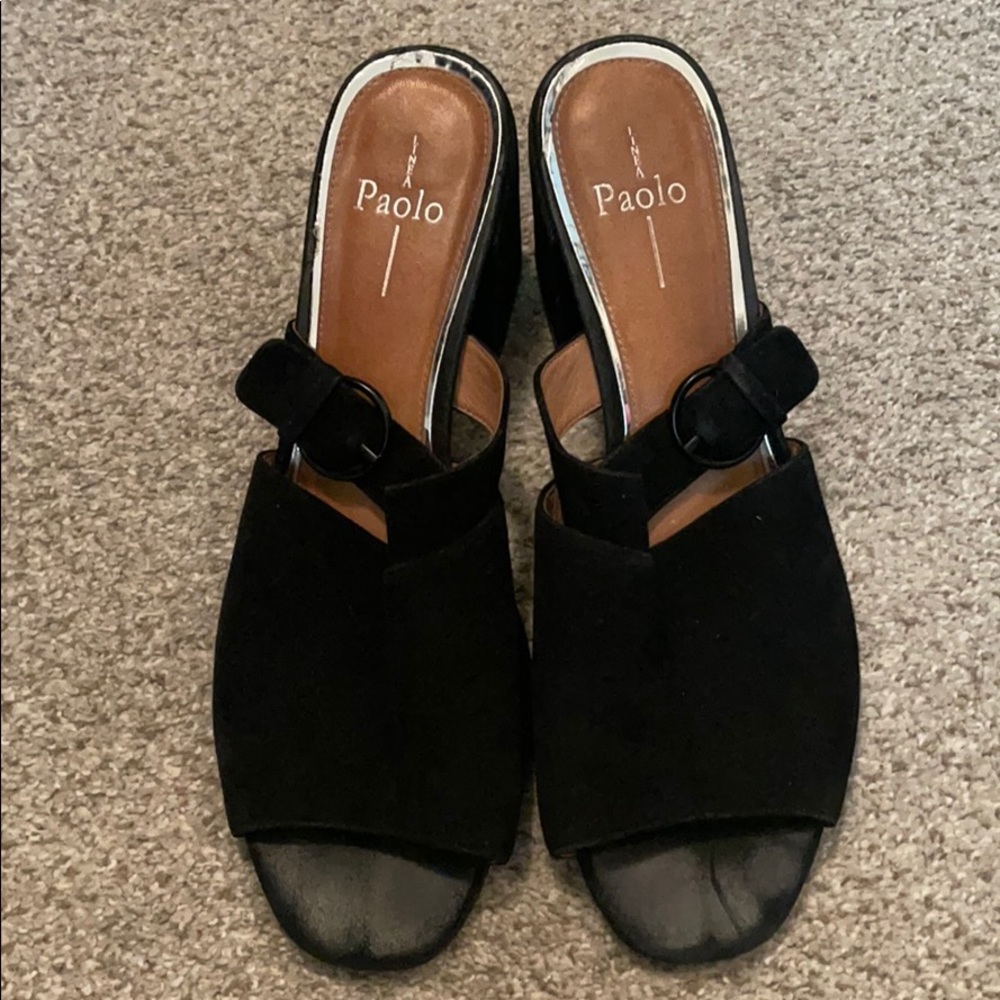 Linea Paolo block heel slide